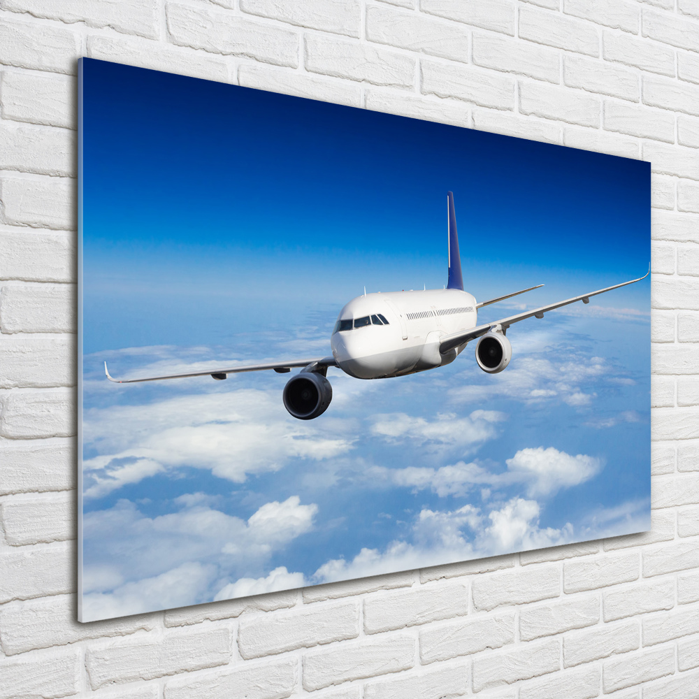 Tableau verre acrylique Avion dans les airs