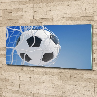 Tableau en acrylique Football dans le but