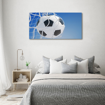 Tableau en acrylique Football dans le but