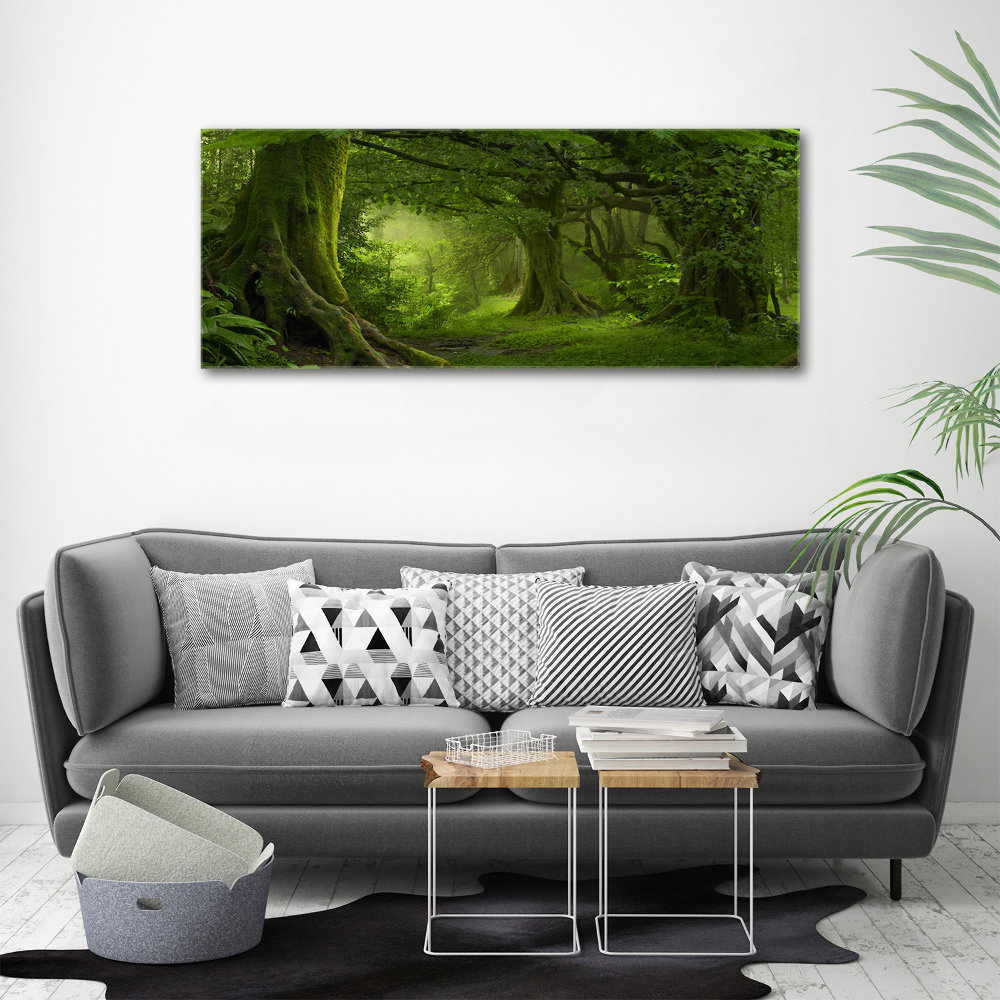 Tableau sur verre acrylique Jungle tropicale