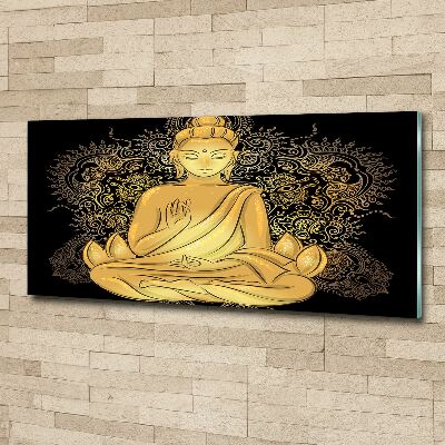 Tableau acrylique Bouddha assis