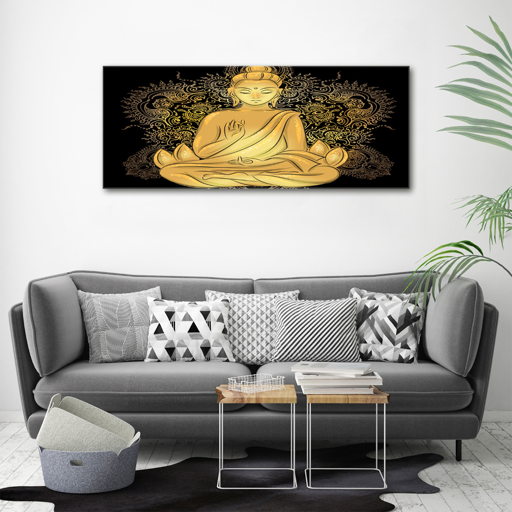 Tableau acrylique Bouddha assis