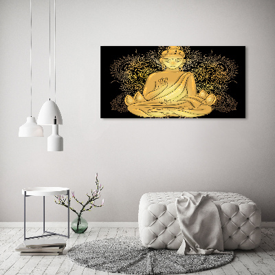 Tableau acrylique Bouddha assis