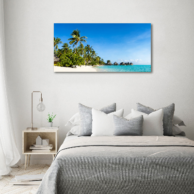 Tableau acrylique Plage dans les Caraïbes