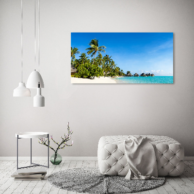 Tableau acrylique Plage dans les Caraïbes