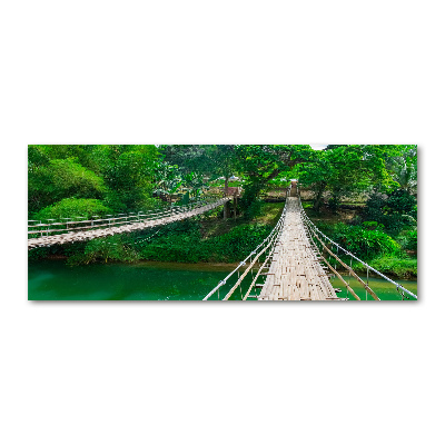 Tableau en acrylique Pont au-dessus d'une rivière