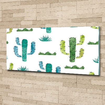 Tableau sur verre acrylique Cacti