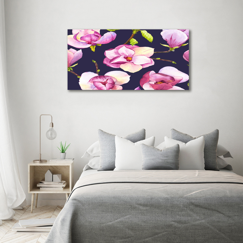 Tableau verre acrylique Le magnolia