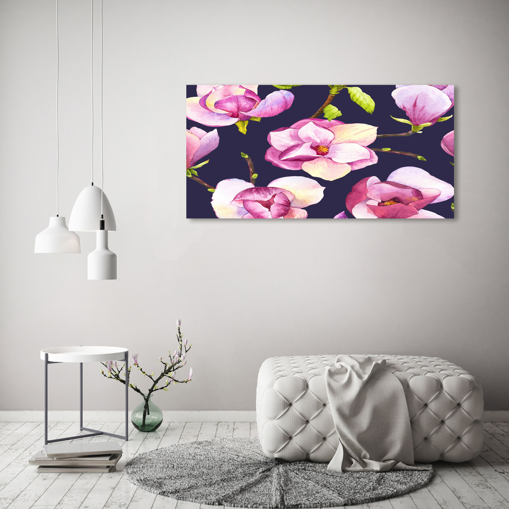 Tableau verre acrylique Le magnolia