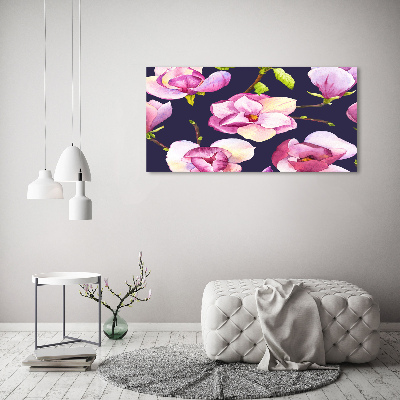 Tableau verre acrylique Le magnolia