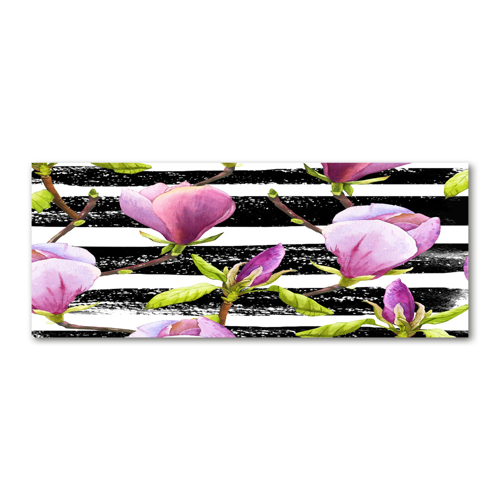 Tableau acrylique Bandes de Magnolia