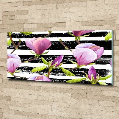 Tableau acrylique Bandes de Magnolia