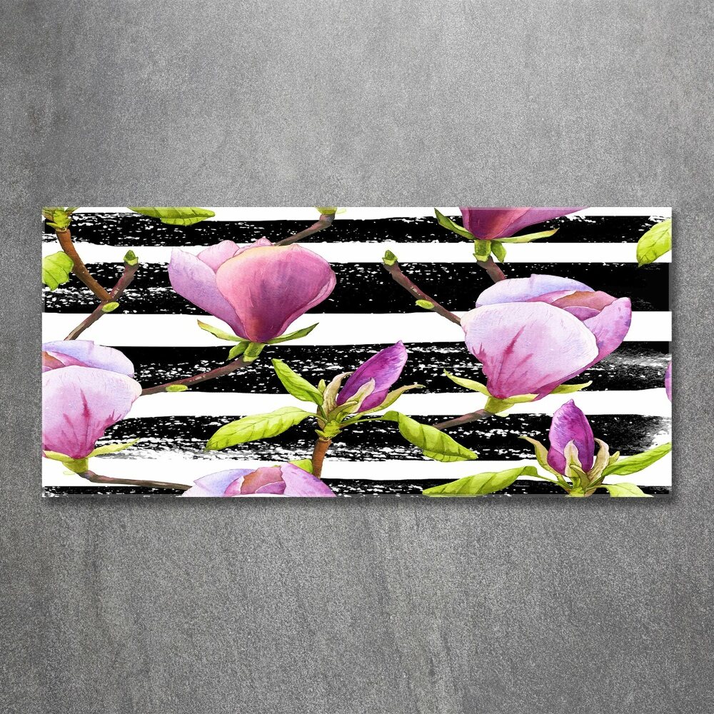 Tableau acrylique Bandes de Magnolia