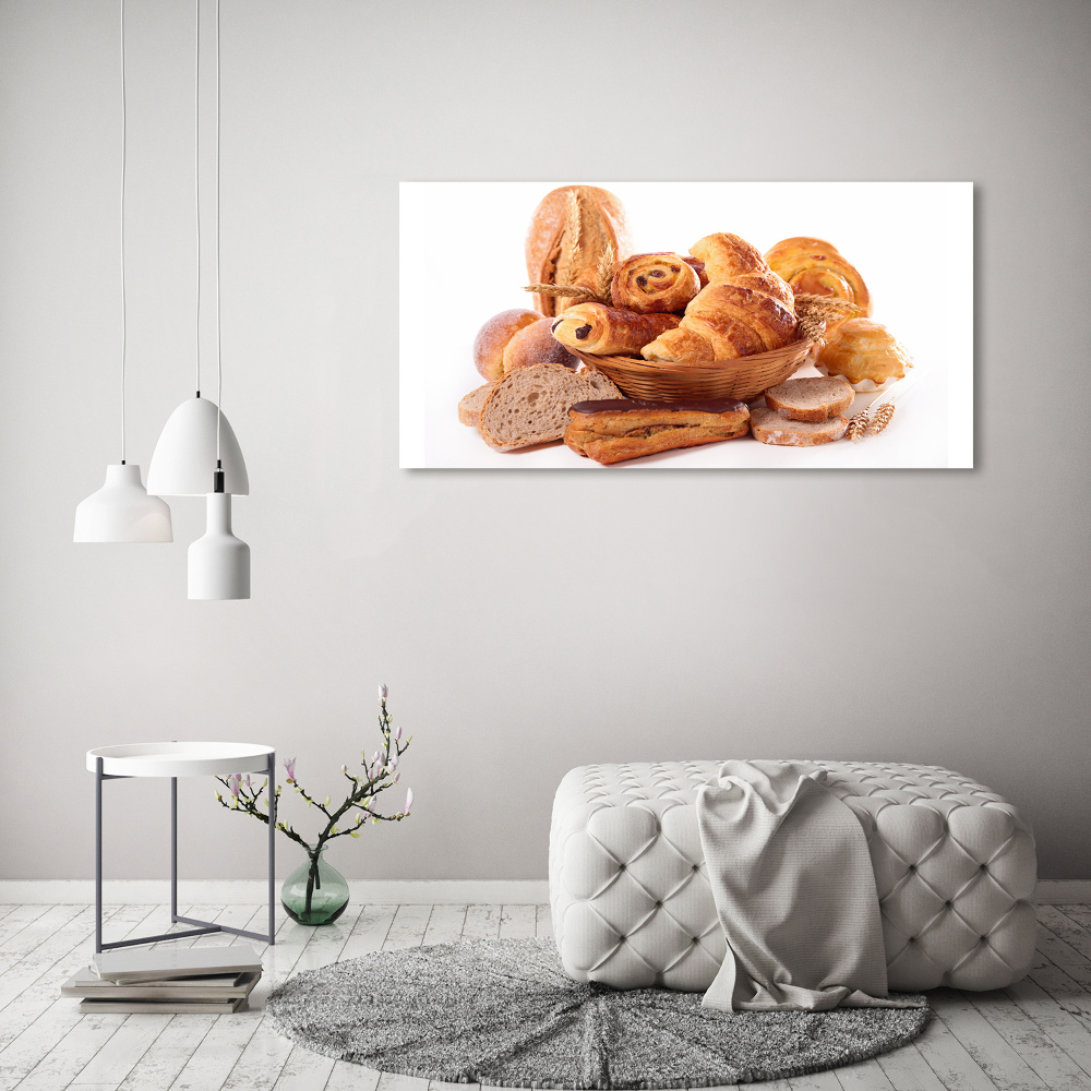 Tableau acrylique Produits de boulangerie