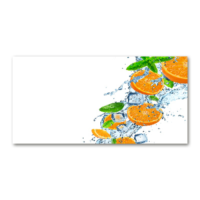 Tableau sur verre acrylique Oranges