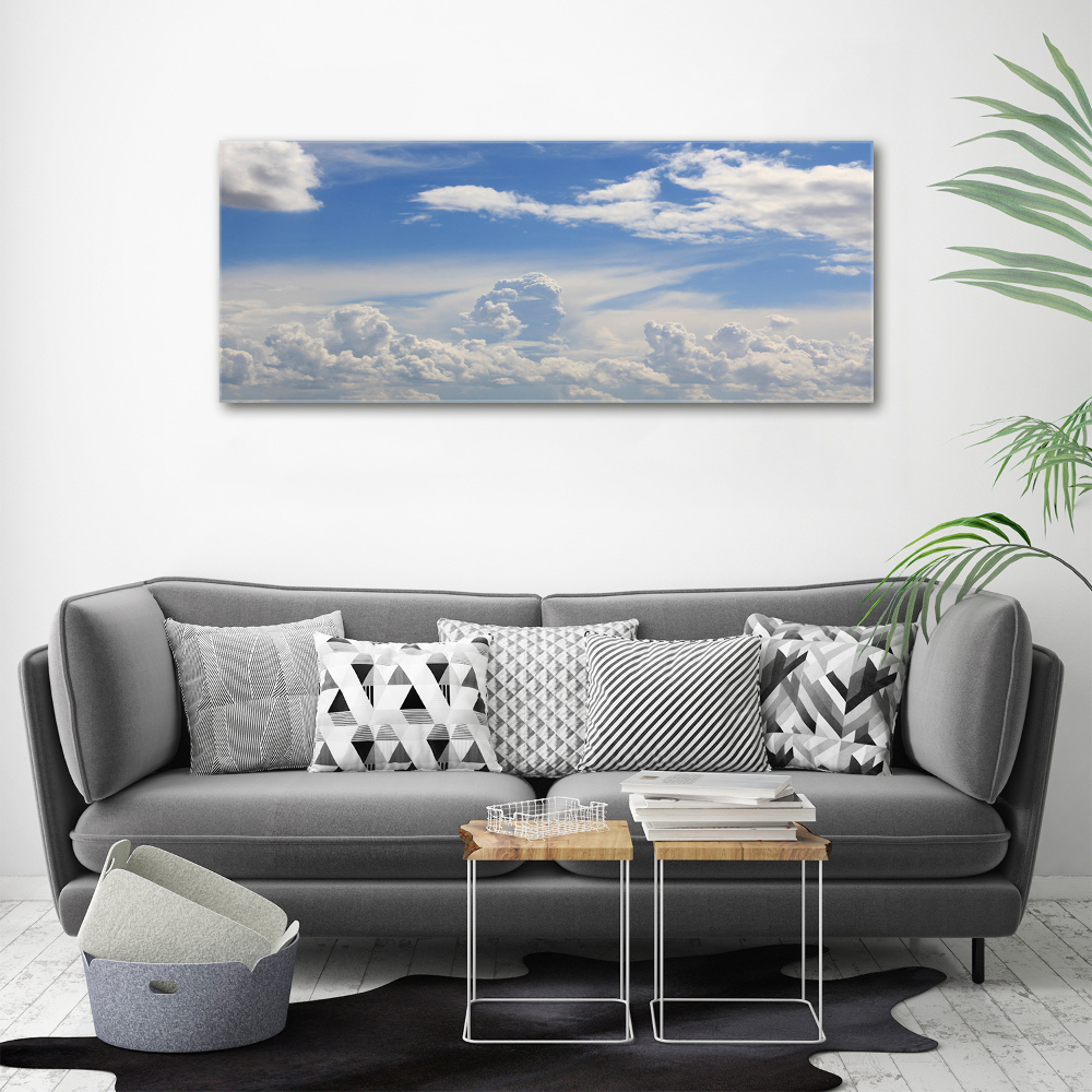 Tableau verre acrylique Les nuages dans le ciel