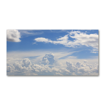 Tableau verre acrylique Les nuages dans le ciel