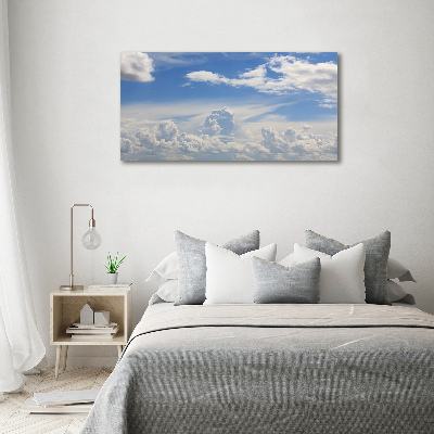 Tableau verre acrylique Les nuages dans le ciel