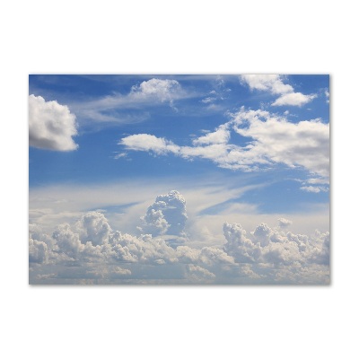 Tableau verre acrylique Les nuages dans le ciel