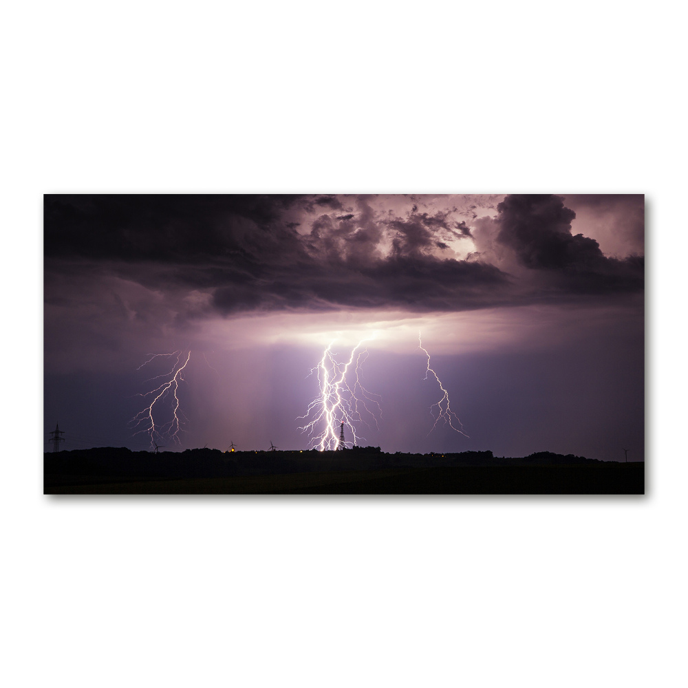 Tableau en acrylique Orage