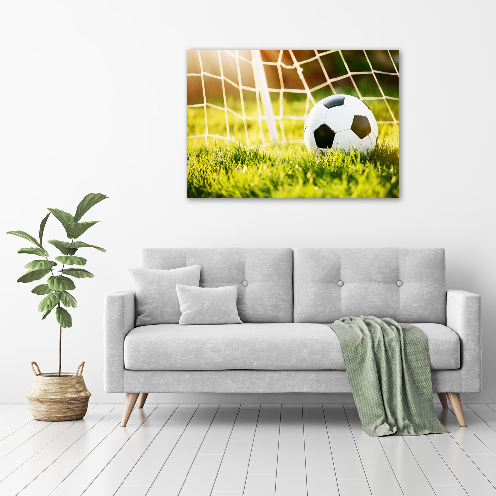 Acrylique tableau Football dans les portes