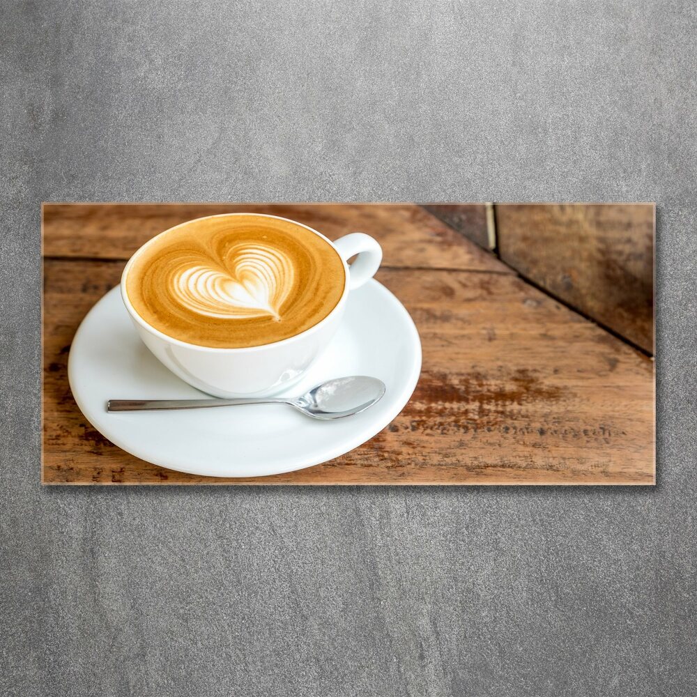 Tableau verre acrylique Café dans une tasse