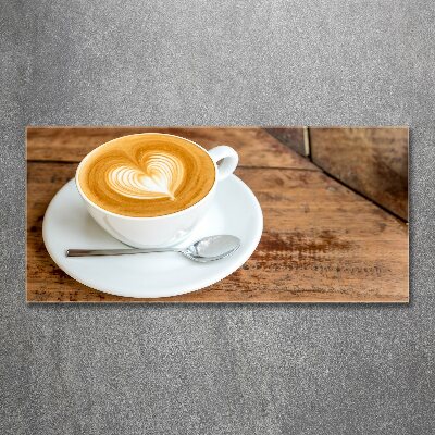 Tableau verre acrylique Café dans une tasse