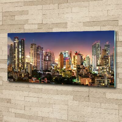 Tableau en acrylique Bangkok la nuit