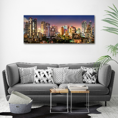 Tableau en acrylique Bangkok la nuit