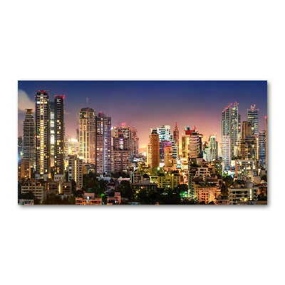 Tableau en acrylique Bangkok la nuit