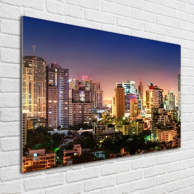 Tableau en acrylique Bangkok la nuit