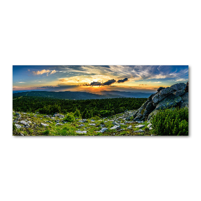 Tableau en acrylique Panorama de montagne