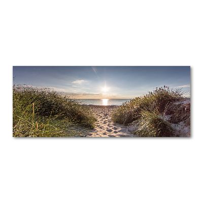 Tableau verre acrylique Dunes de bord de mer