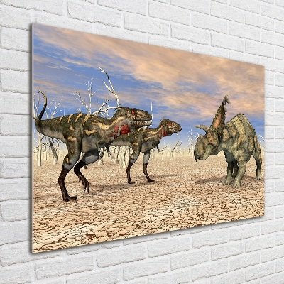 Tableau en acrylique Dinosaures