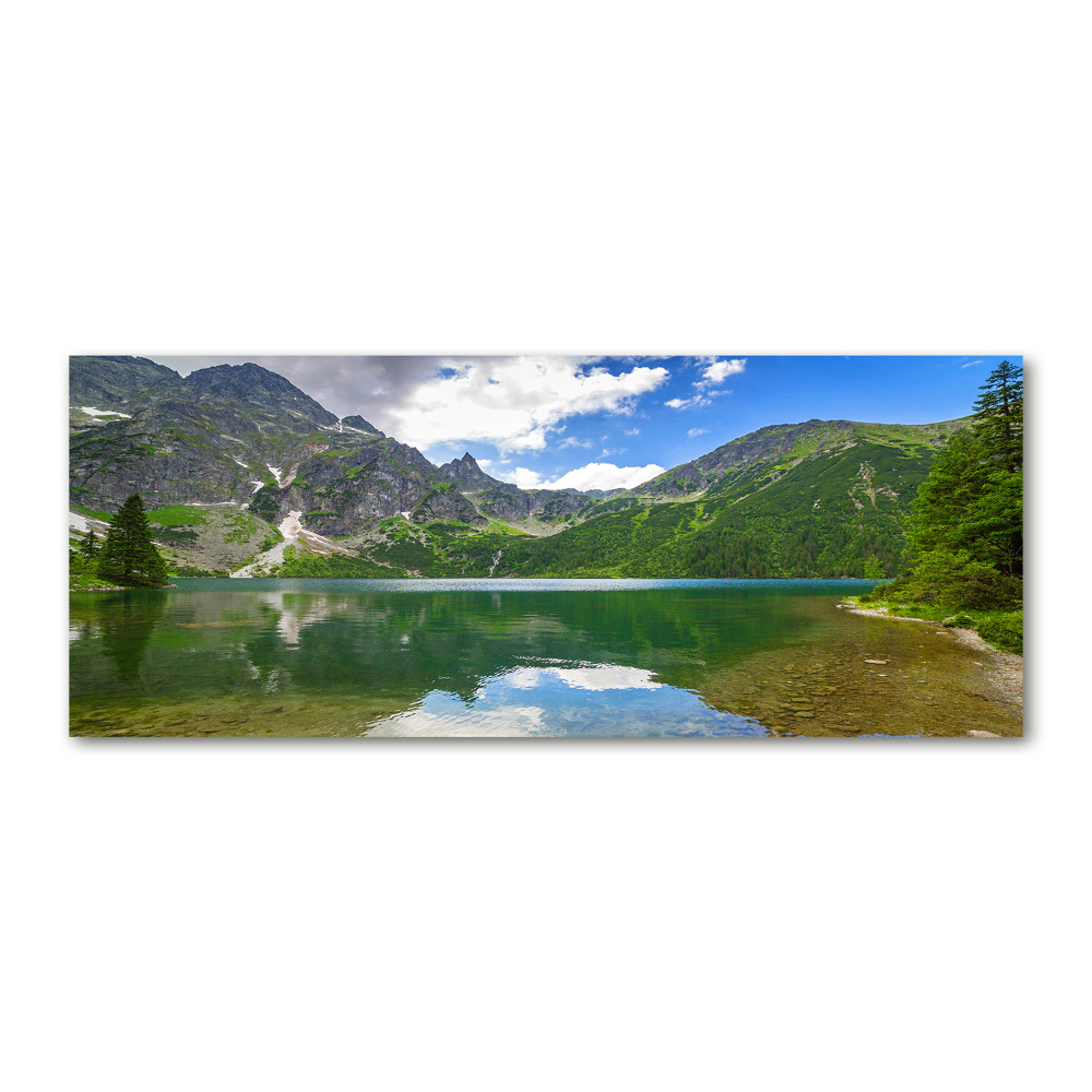 Acrylique tableau Lac Morskie Oko Tatry