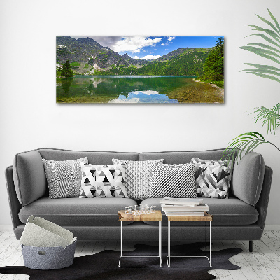 Acrylique tableau Lac Morskie Oko Tatry