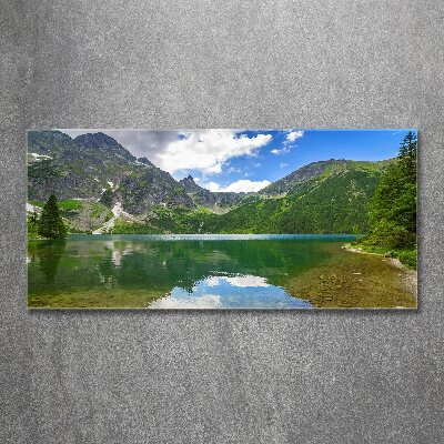 Acrylique tableau Lac Morskie Oko Tatry