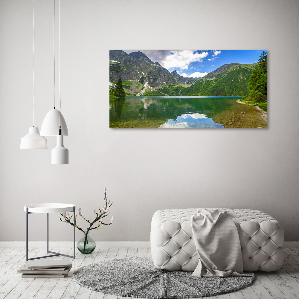 Acrylique tableau Lac Morskie Oko Tatry