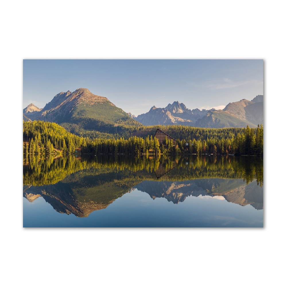 Tableau verre acrylique Panorama des Tatras