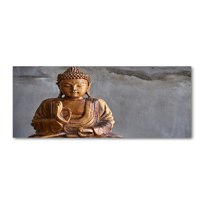 Acrylique tableau Bouddha en bois