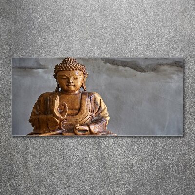 Acrylique tableau Bouddha en bois