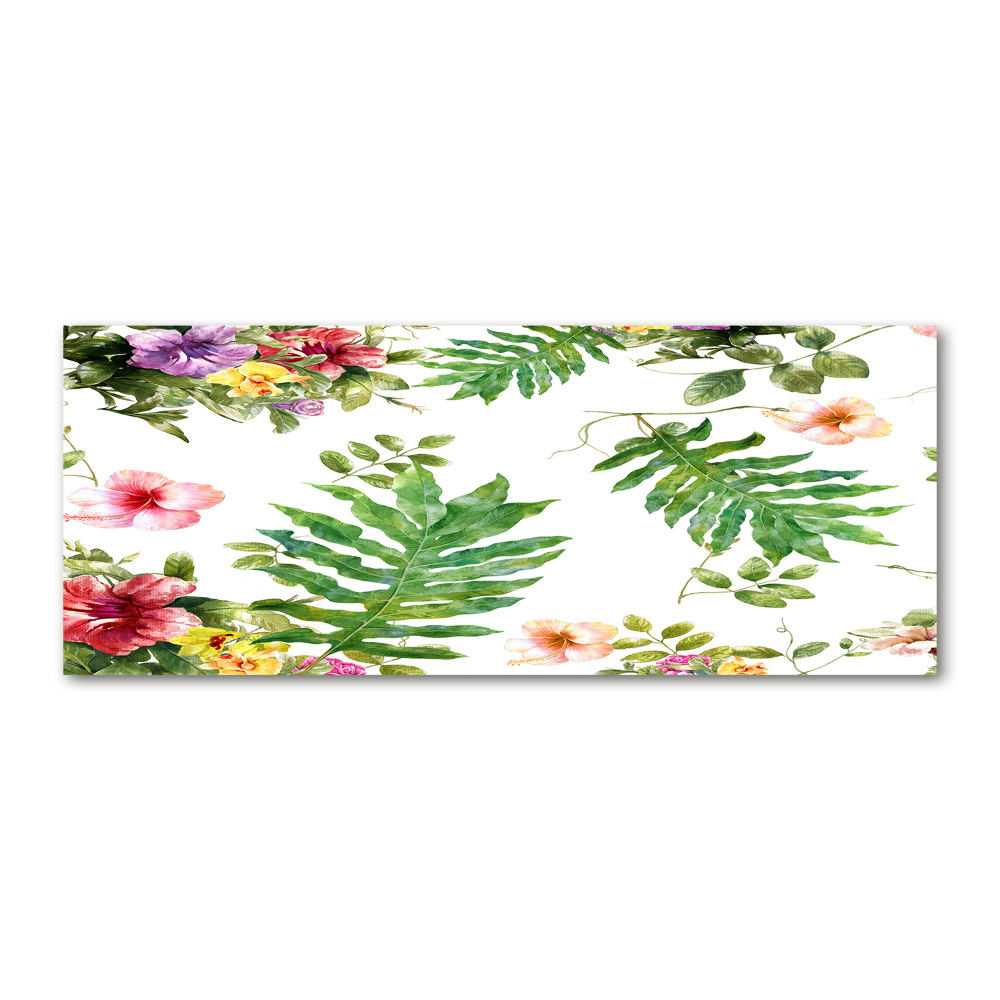 Acrylique tableau Design floral