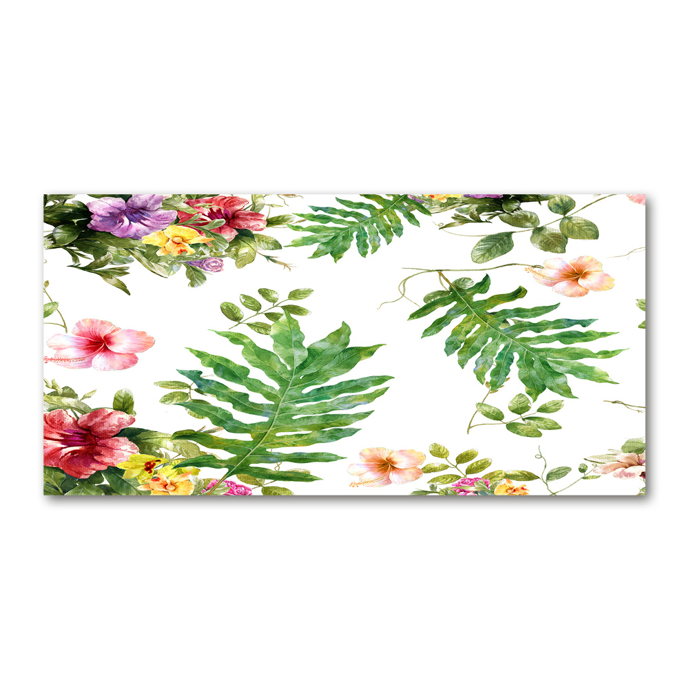 Acrylique tableau Design floral