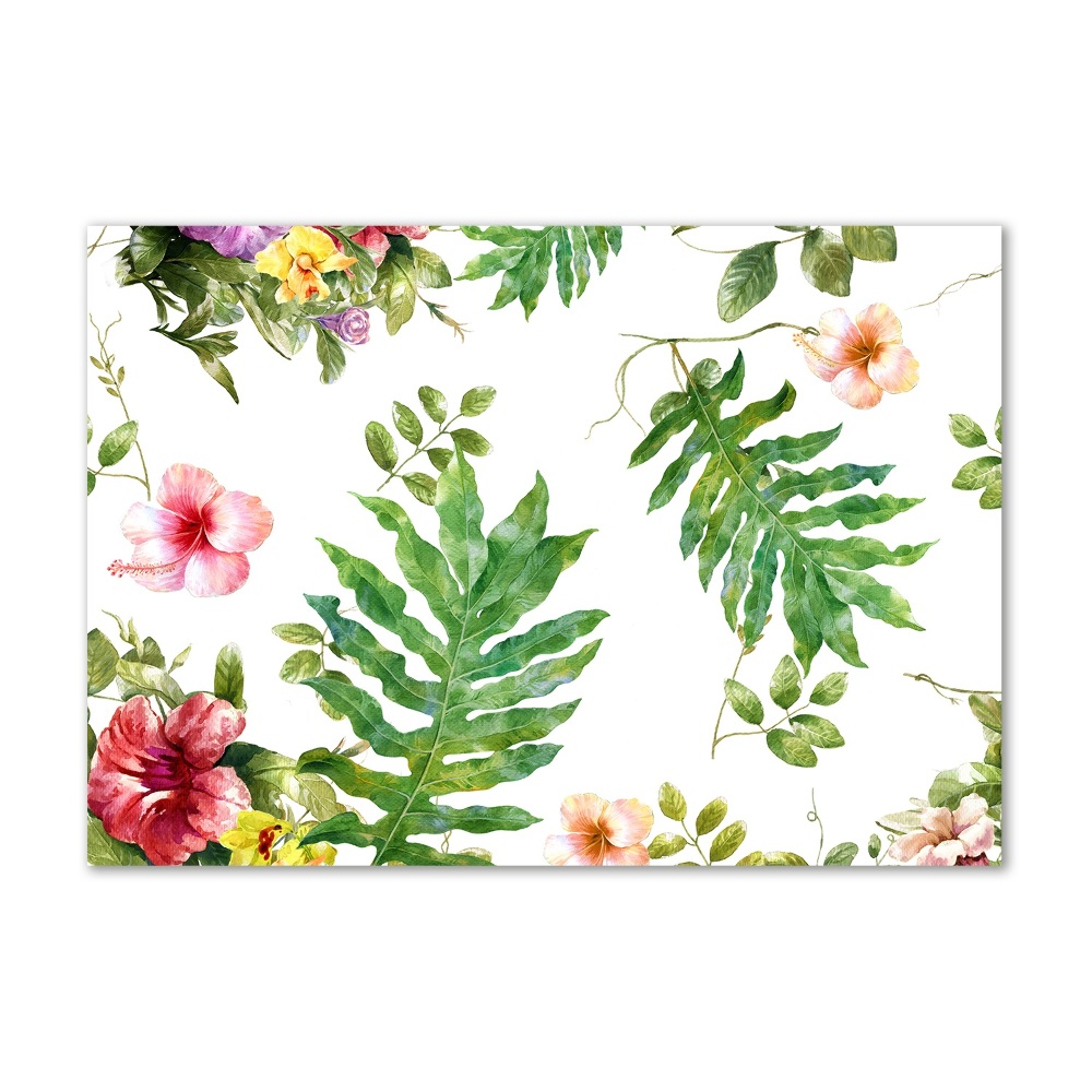 Acrylique tableau Design floral