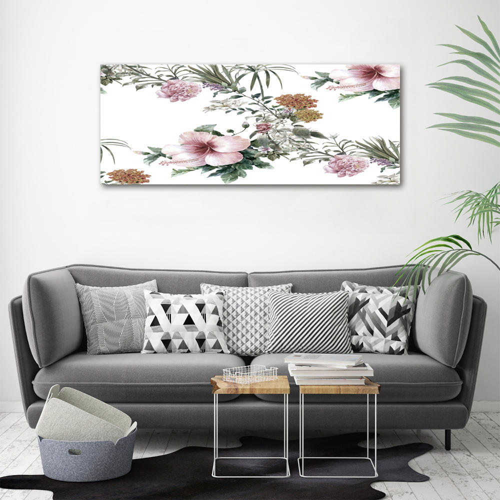 Tableau en acrylique Design floral