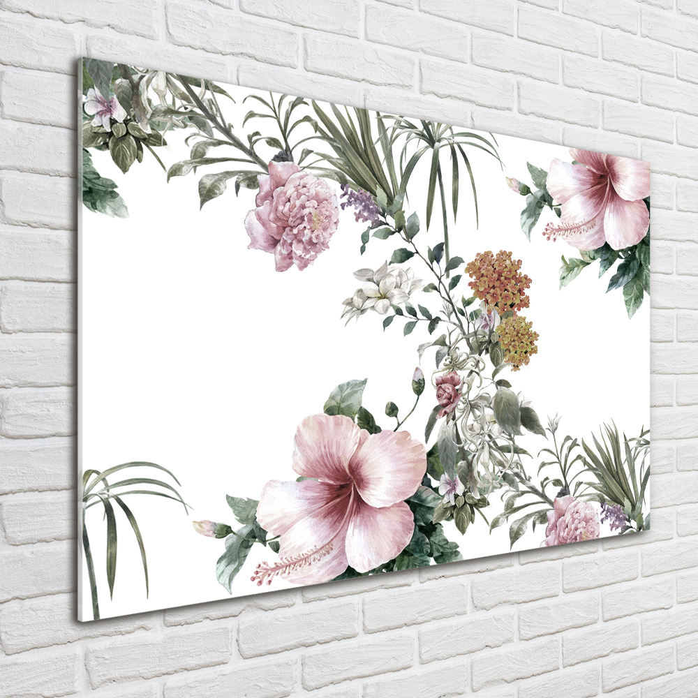 Tableau en acrylique Design floral