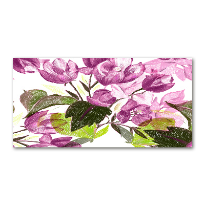 Acrylique tableau Motifs floraux