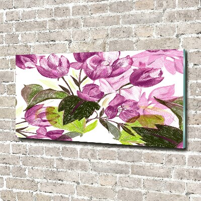 Acrylique tableau Motifs floraux