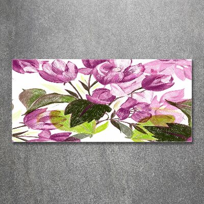 Acrylique tableau Motifs floraux