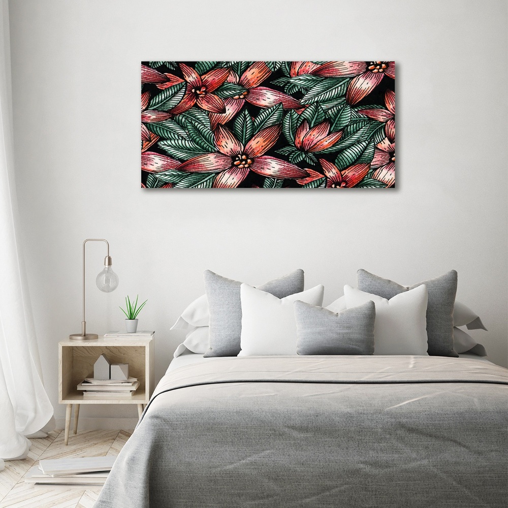 Tableau en acrylique Design floral